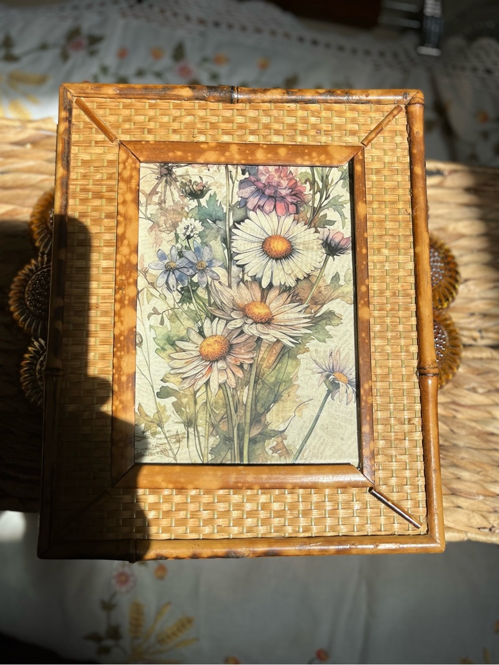 It’s all about the Vintage Tortoise Rattan Bamboo Frame!